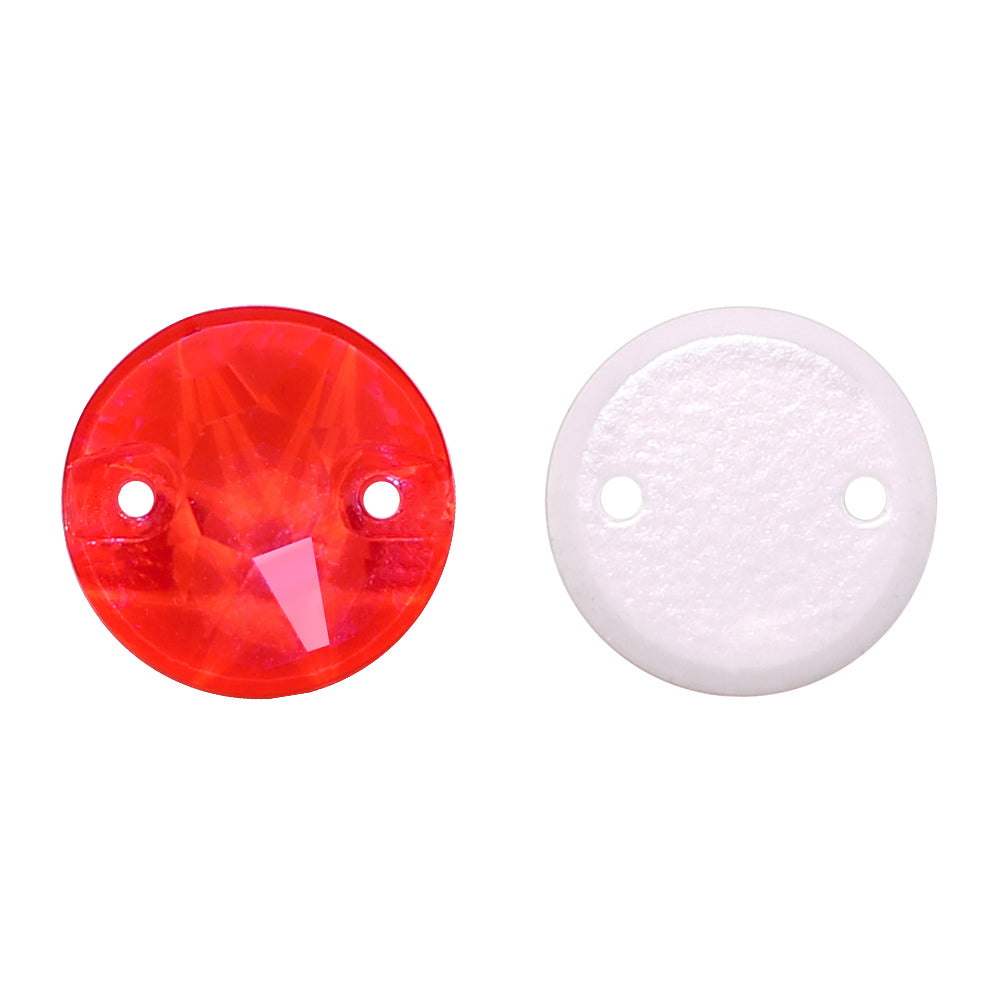 Electric Neon Hyacinth XIRIUS Round Shape High Quality Glass Sew-on Rhinestones WholesaleRhinestone Main image