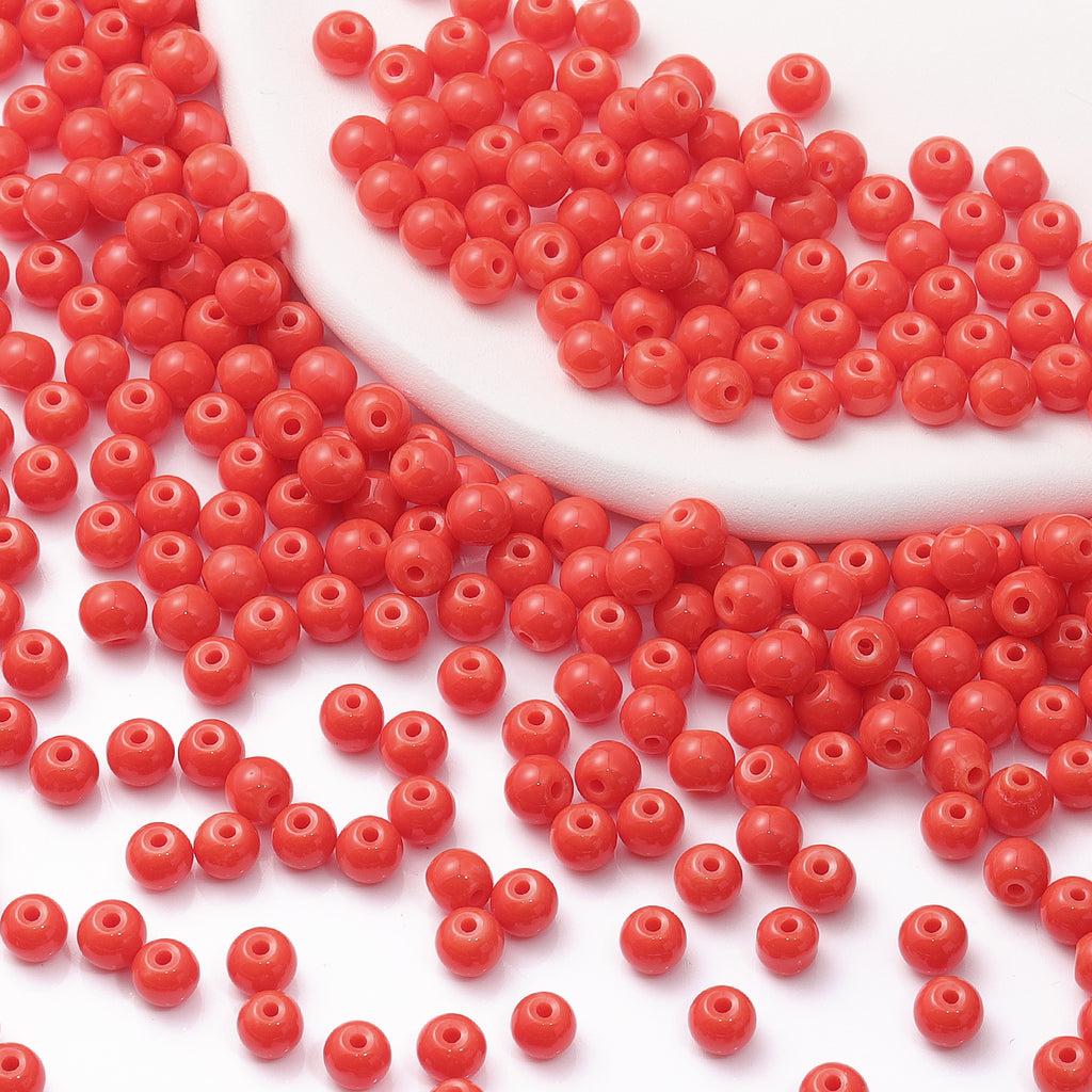 Various Colors 4.5 MM Round Shape Glass Seed Beads for Bracelets and Jewelry Making WholesaleRhinestone