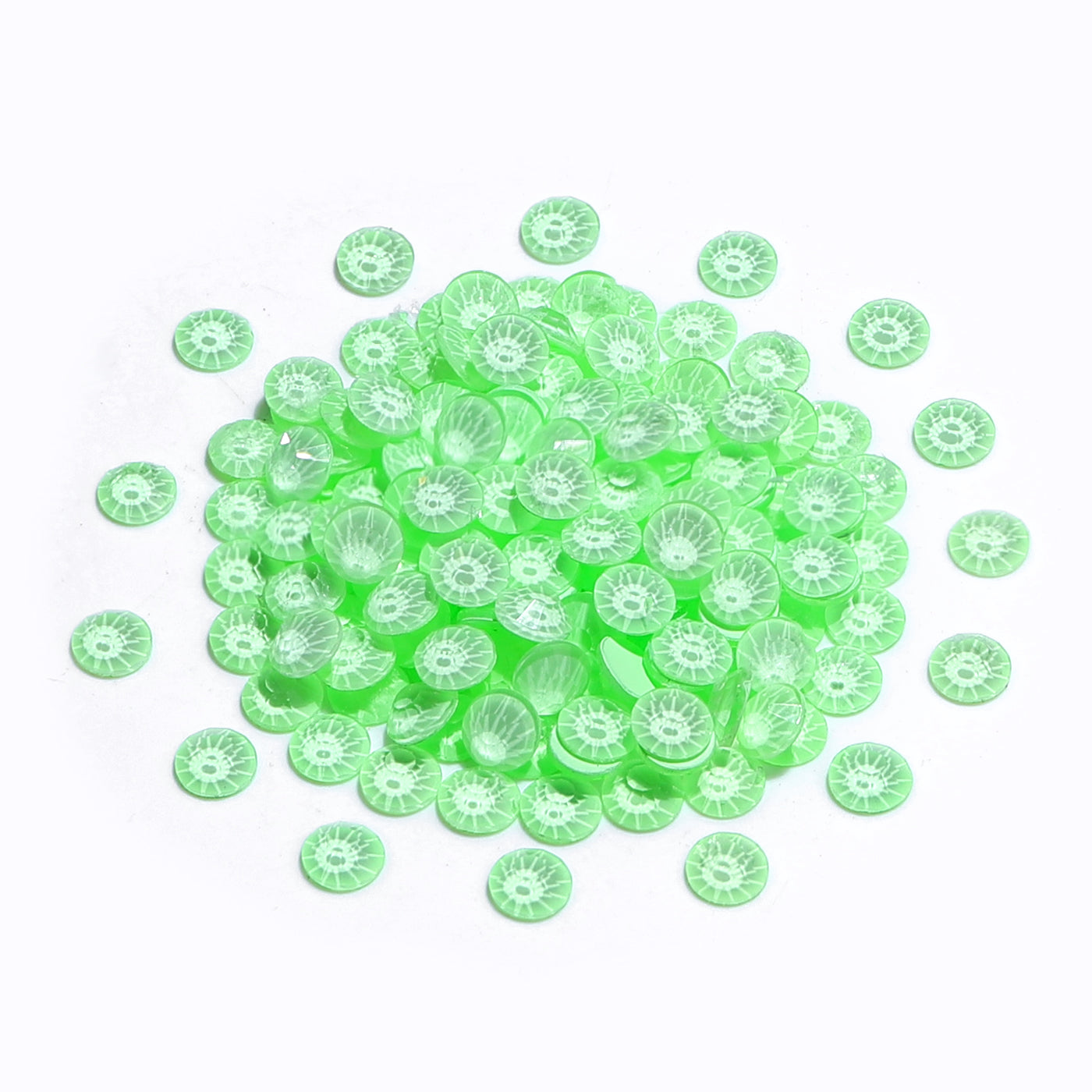 Neon Mint Mambo Glass FlatBack Neon Rhinestones WholesaleRhinestone