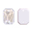 Electric Neon White Octagon Shape High Quality Glass Sew-on Rhinestones