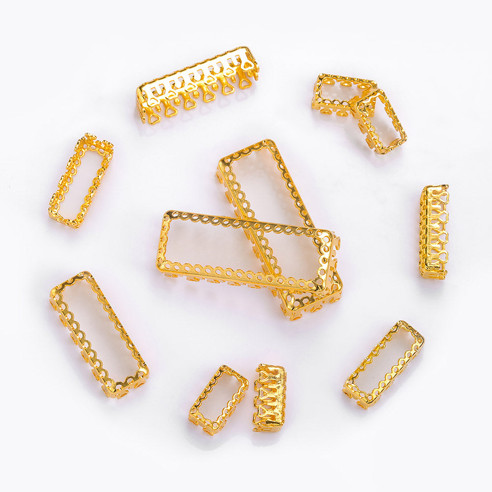Princess Baguette Shape High-Quality Sew-on Nest Hollow Claw For Rhinestone Claw settings WholesaleRhinestone