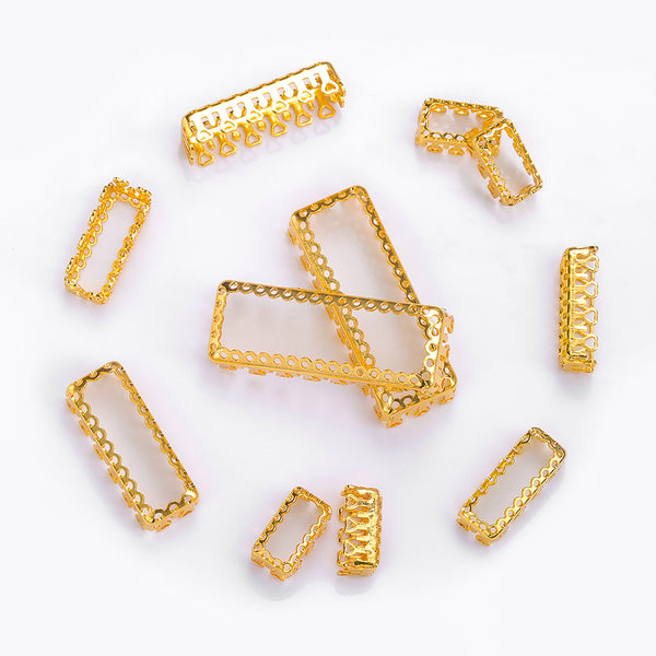 Princess Baguette Shape High-Quality Sew-on Nest Hollow Claw For Rhinestone Claw settings WholesaleRhinestone