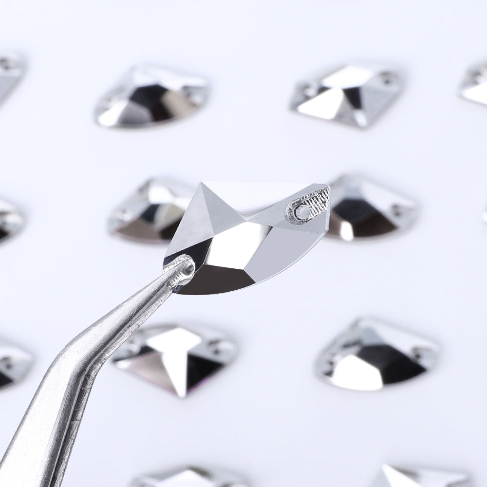 Comet Argent Light Galactic Shape High Quality Glass Sew-on Rhinestones WholesaleRhinestone