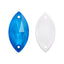 Electric Neon Blue Navette Shape High Quality Glass Sew-on Rhinestones WholesaleRhinestone