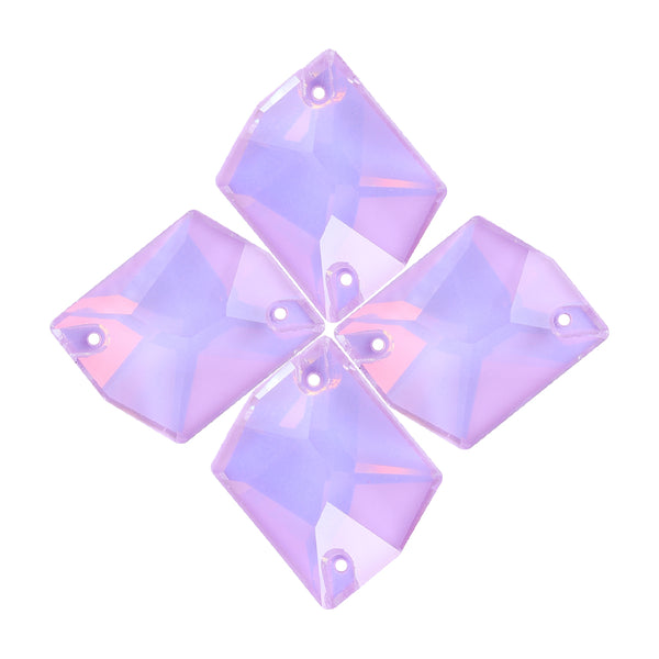 Lavender AM Cosmic Shape High Quality Glass Sew-on Rhinestones WholesaleRhinestone