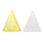 Electric Neon Light Topaz Slim Triangle Shape High Quality Glass Sew-on Rhinestones WholesaleRhinestone