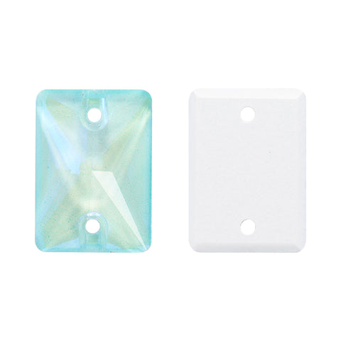 Electric Neon Light Azore Rectangle Shape High Quality Glass Sew-on Rhinestones WholesaleRhinestone Main image