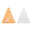 Electric Neon Sunflower Slim Triangle Shape High Quality Glass Sew-on Rhinestones WholesaleRhinestone