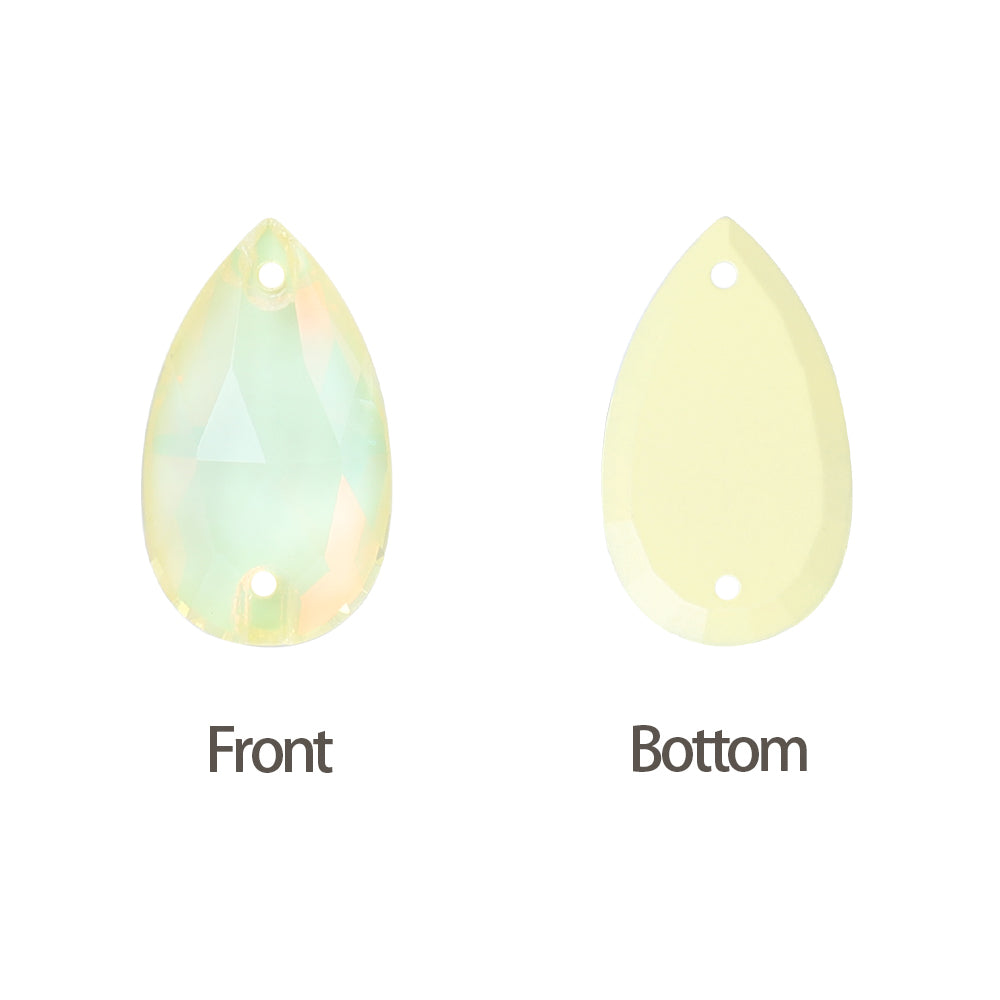 Jonquil AM Drop Shape High Quality Glass Sew-on Rhinestones