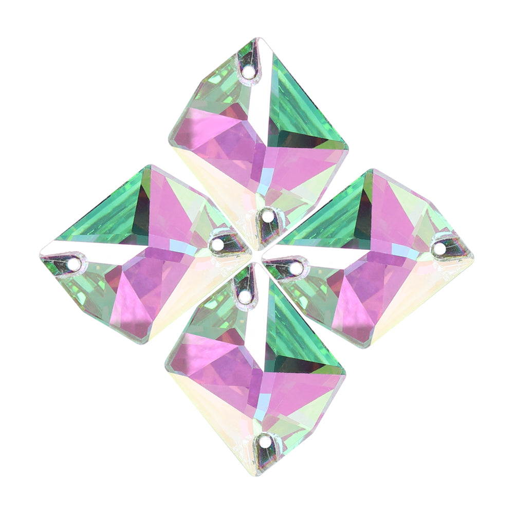 Crystal Phantom Cosmic Shape High Quality Glass Sew-on Rhinestones