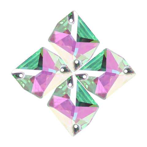 Crystal Phantom Cosmic Shape High Quality Glass Sew-on Rhinestones