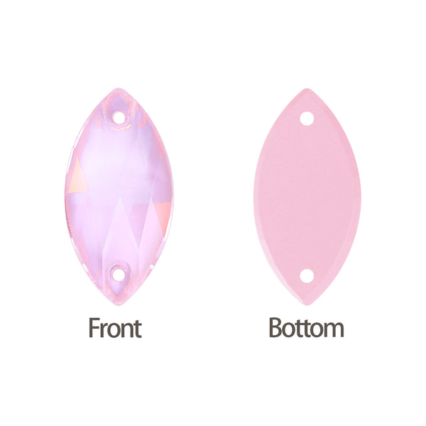 Rosaline AM Navette Shape High Quality Glass Sew-on Rhinestones WholesaleRhinestone