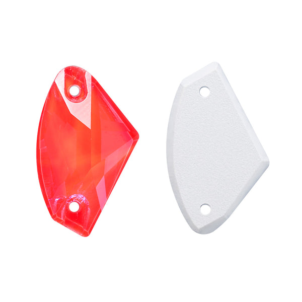 Electric Neon Hyacinth Galactic Shape High Quality Glass Sew-on Rhinestones WholesaleRhinestone