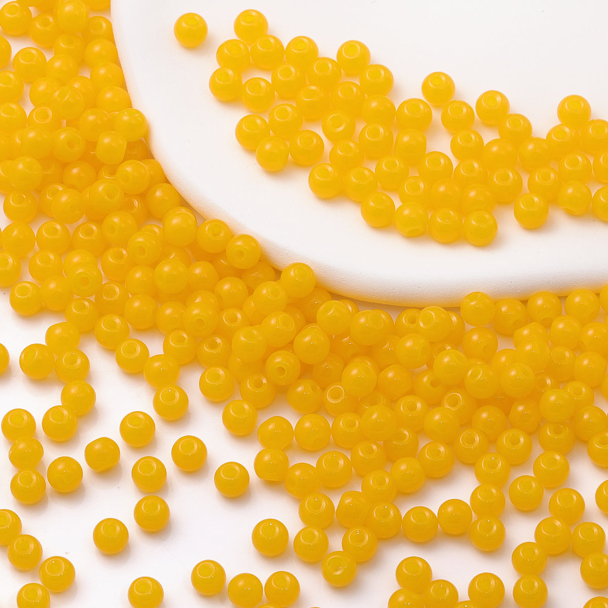 Various Colors 4.5 MM Round Shape Glass Seed Beads for Bracelets and Jewelry Making WholesaleRhinestone