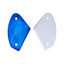 Mocha Neon Sapphire Galactic Shape High Quality Glass Sew-on Rhinestones WholesaleRhinestone
