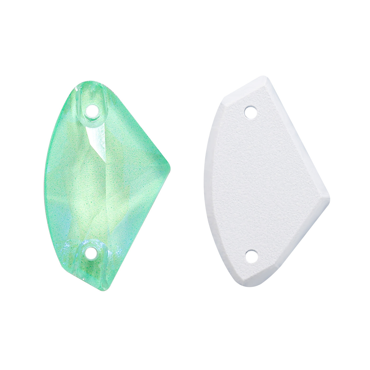 Electric Neon Greenwrap Galactic Shape High Quality Glass Sew-on Rhinestones WholesaleRhinestone Main image