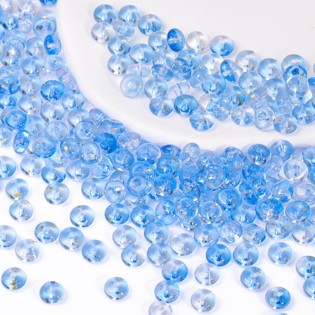 Various Colors Transparent Candy Series Lucky Buckle Shape Glass Seed Beads WholesaleRhinestone