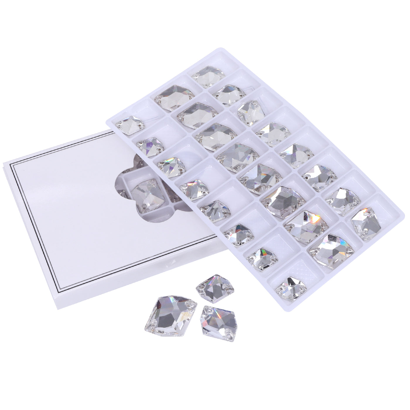 Mixed Sizes Crystal Cosmic Shape High Quality Glass Sew-on Rhinestones WholesaleRhinestone