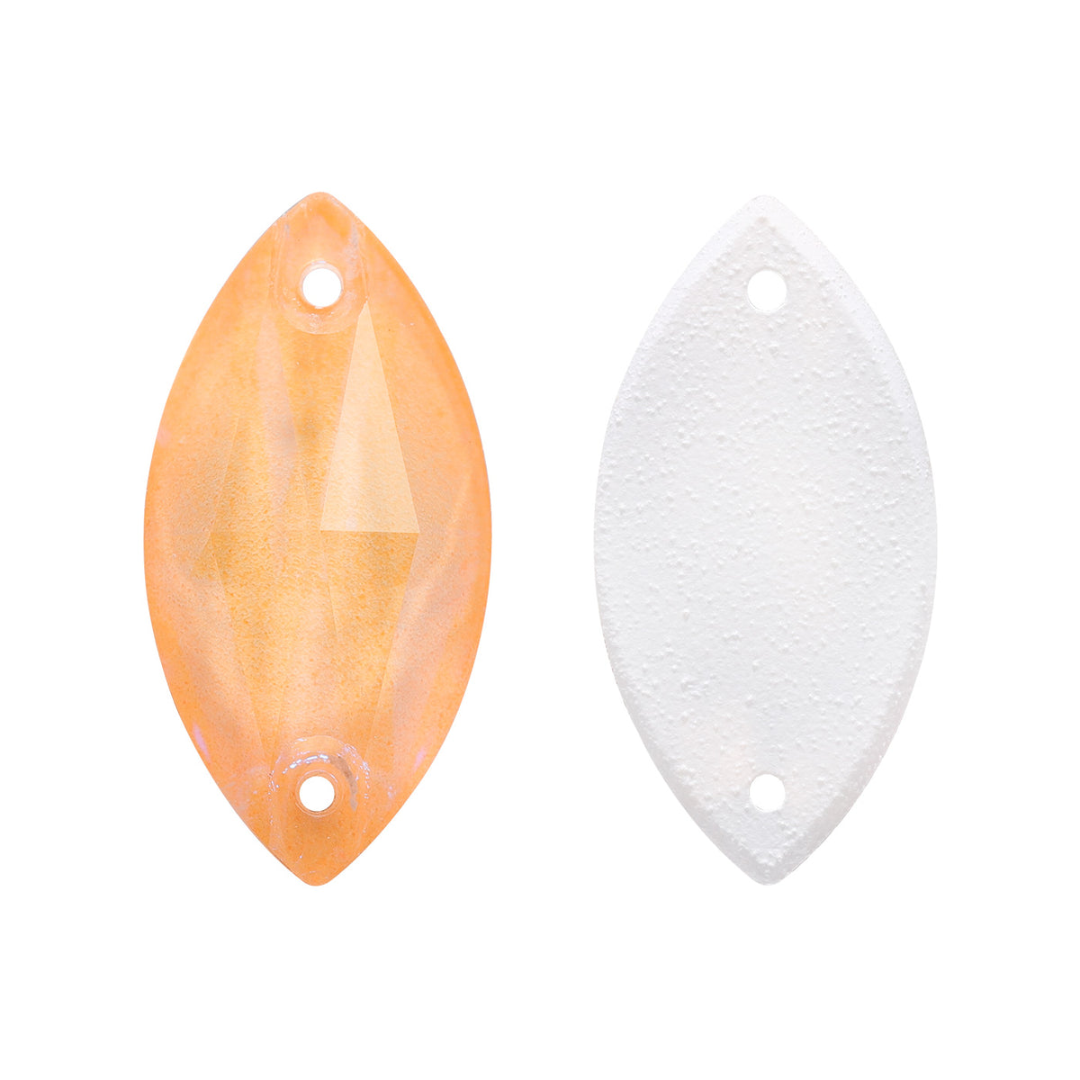 Electric Neon Sunflower Navette Shape High Quality Glass Sew-on Rhinestones WholesaleRhinestone Main image