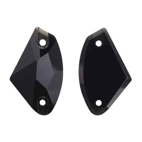 Jet Galactic Shape High Quality Glass Sew-on Rhinestones WholesaleRhinestone Main image