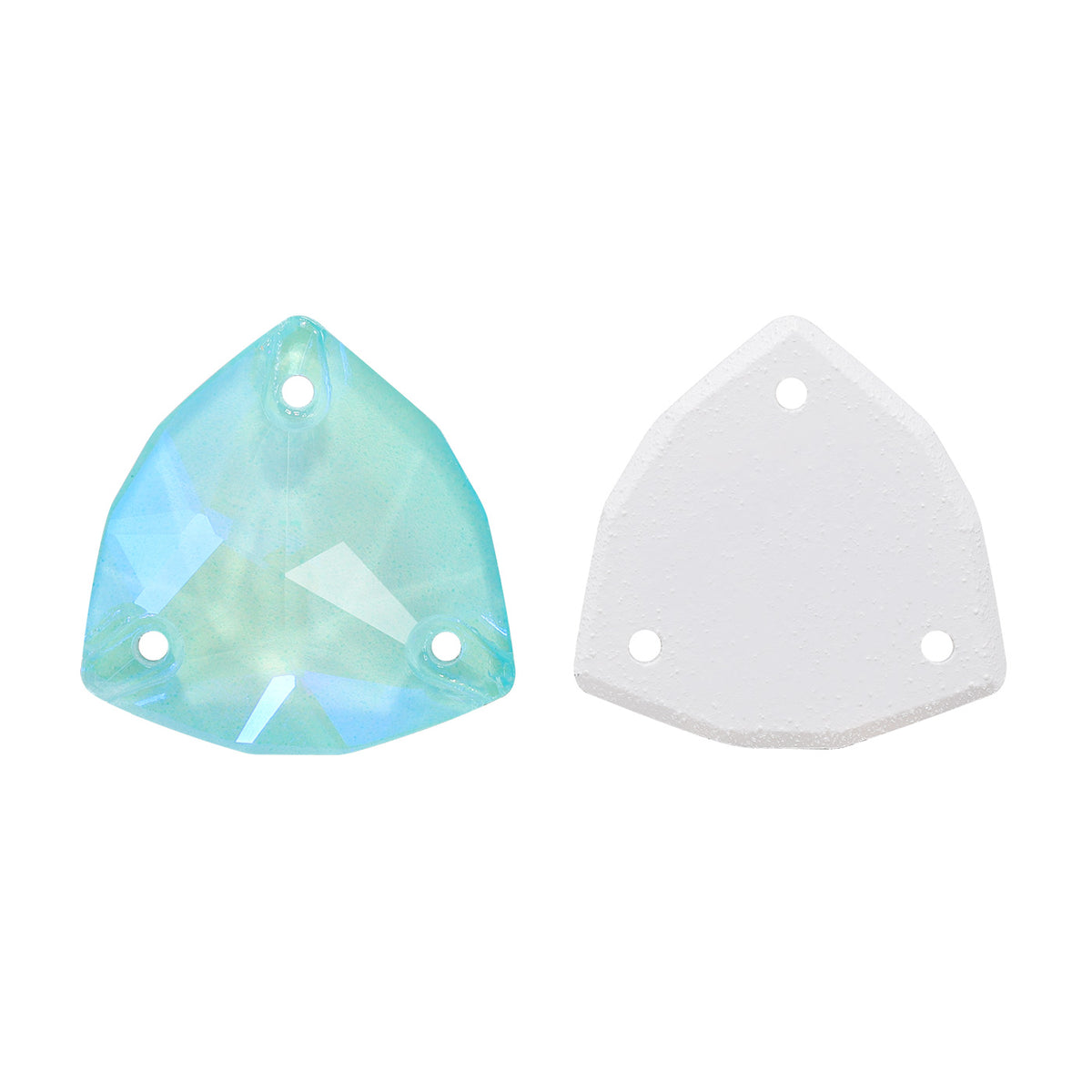 Electric Neon Light Azore Trilliant Shape High Quality Glass Sew-on Rhinestones WholesaleRhinestone 메인 이미지