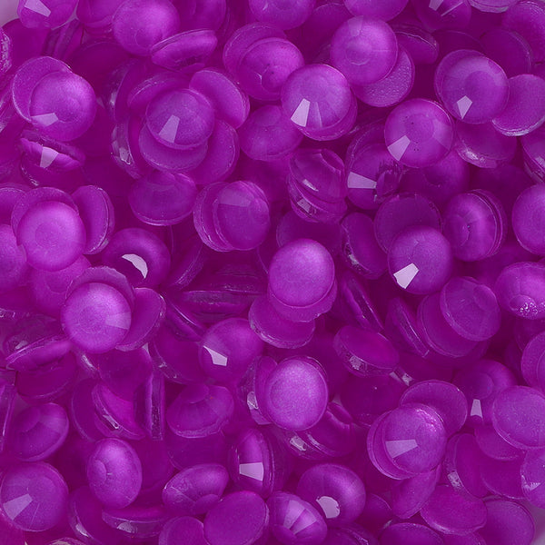 Mocha Neon Dk Purple Glass Flat Back Rhinestones WholesaleRhinestone