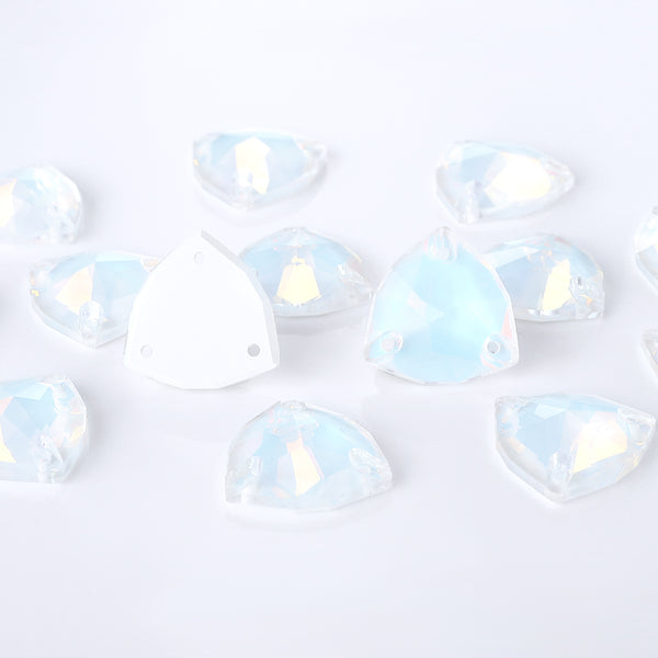 Crystal AM Trilliant Shape High Quality Glass Sew-on Rhinestones WholesaleRhinestone