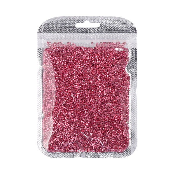 Metallic Rose Luster Color Hight Quality Glass Cylinder Seed Beads 1.6 MM Size JS3014 WholesaleRhinestone