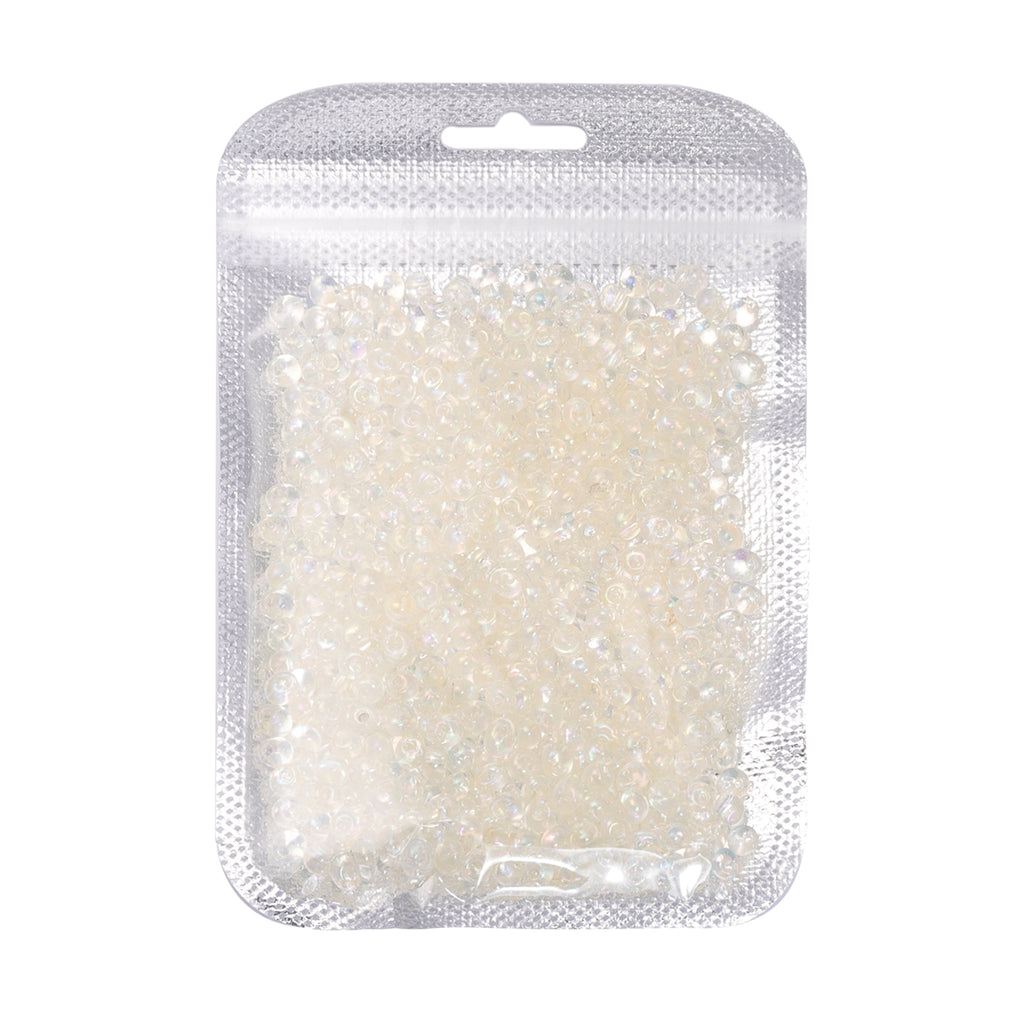 TMAB002 Transparent AB Drop Shape Glass Seed Beads WholesaleRhinestone