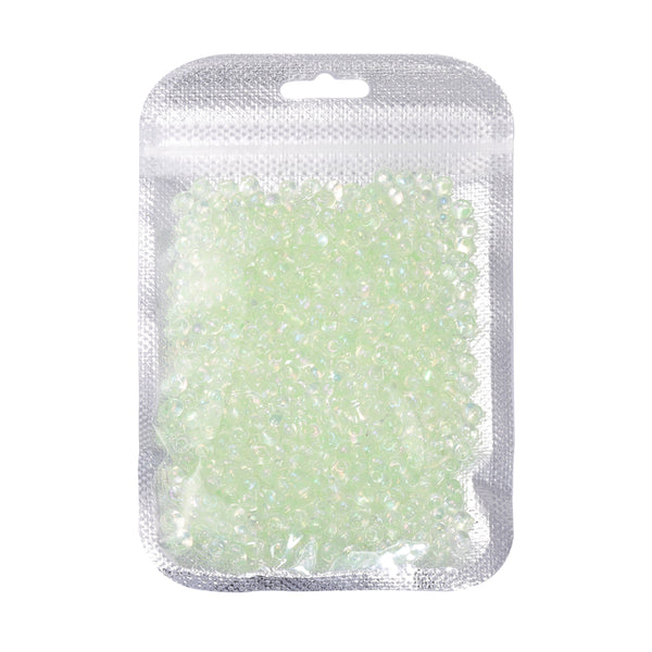 TMAB006 Transparent AB Drop Shape Glass Seed Beads WholesaleRhinestone
