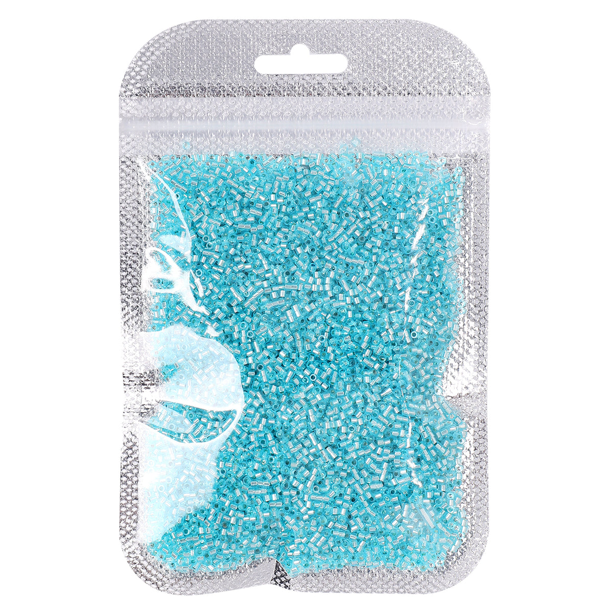 Transparent Silver-lined Aquamarine Color Hight Quality Glass Cylinder Seed Beads 1.6 MM Size GY2001 WholesaleRhinestone