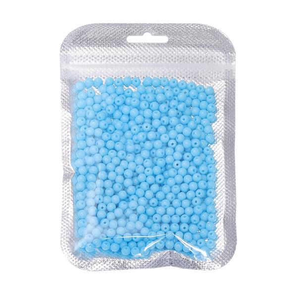 BSCZ007 4.5 MM Round Shape Glass Seed Beads for Bracelets and Jewelry Making WholesaleRhinestone
