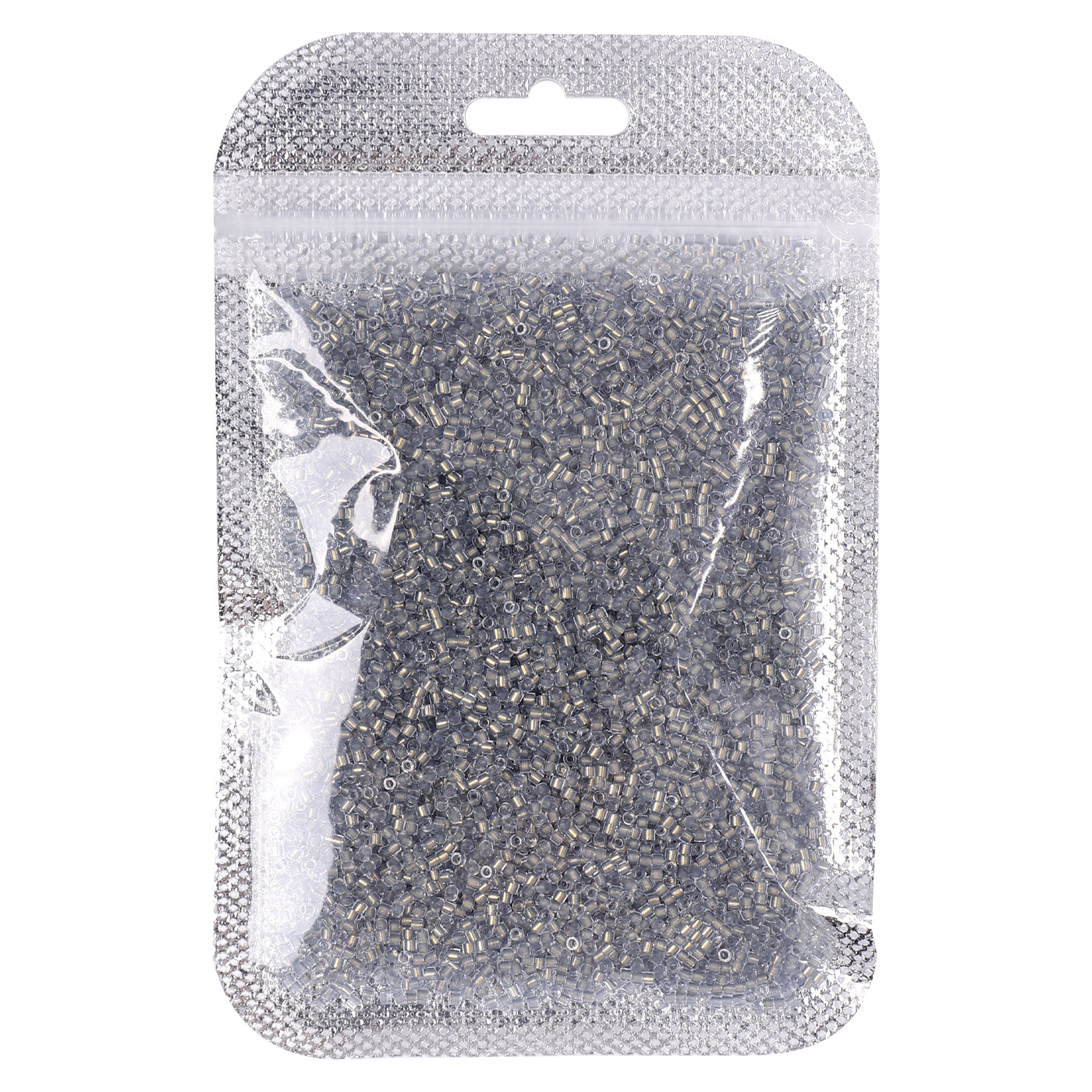 Transparent Color Lined Gray Hight Quality Glass Cylinder Seed Beads 1.6 MM Size DJS5007 WholesaleRhinestone