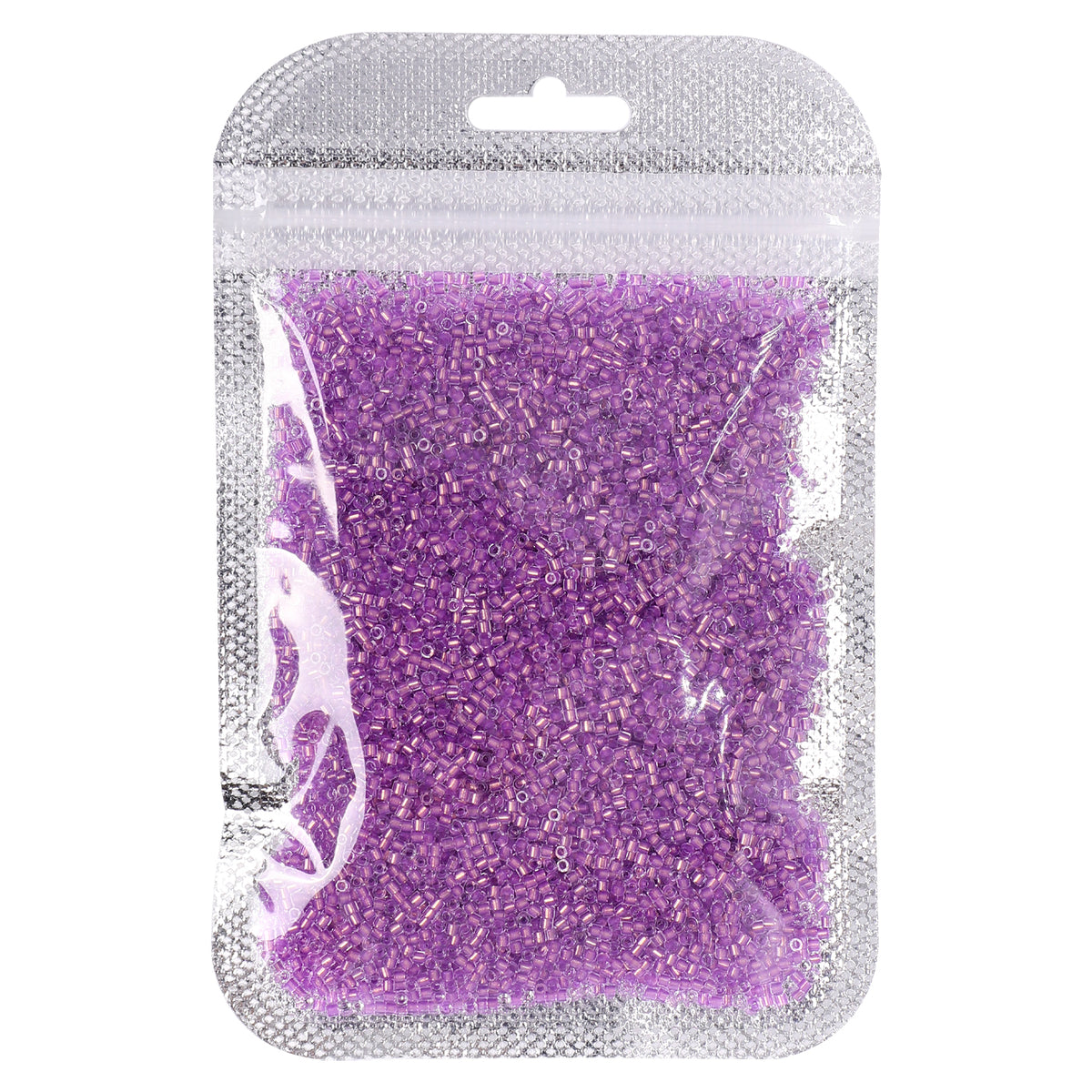 Transparent Color Lined Purple Hight Quality Glass Cylinder Seed Beads 1.6 MM Size DJS5003 WholesaleRhinestone
