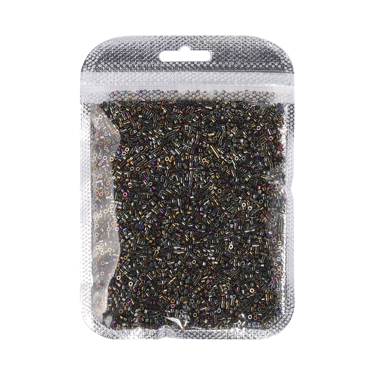 Metallic Luster Mixed Color Hight Quality Glass Cylinder Seed Beads 1.6 MM Size JS3006 WholesaleRhinestone