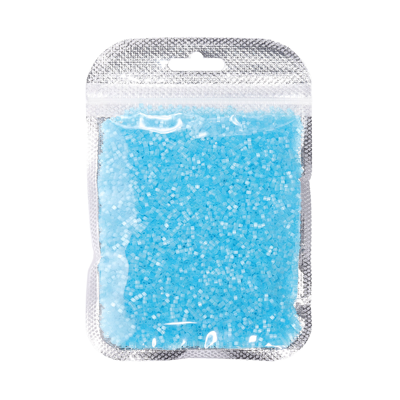 Transparent Aquamarine Cat's Eye Color Hight Quality Glass Cylinder Seed Beads 1.6 MM Size MY4003 WholesaleRhinestone