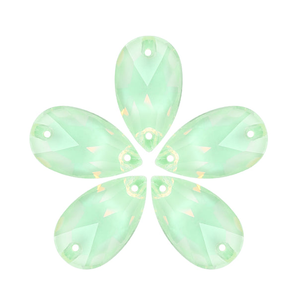 Light Azore AM Drop Shape High Quality Glass Sew-on Rhinestones WholesaleRhinestone