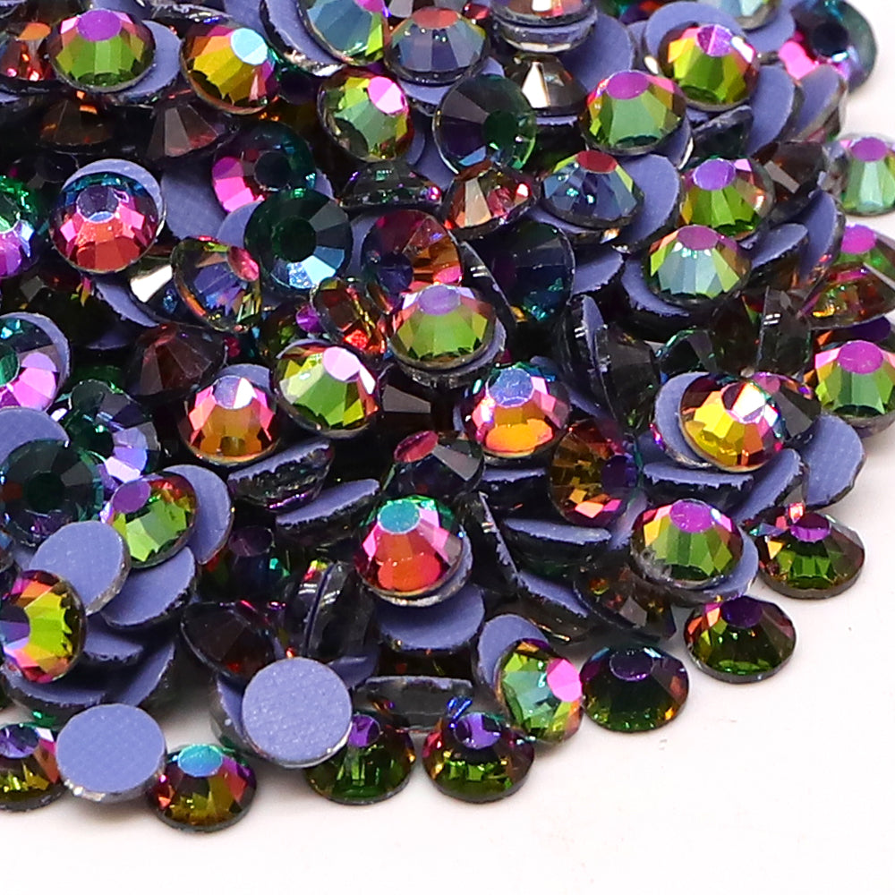 Green Volcano Glass HotFix Rhinestones WholesaleRhinestone