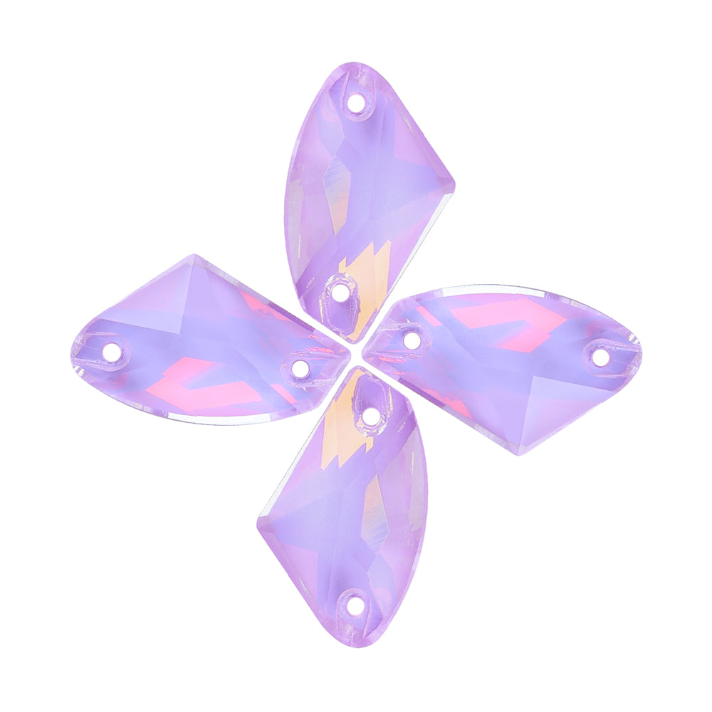 Lavender AM Galactic Shape High Quality Glass Sew-on Rhinestones WholesaleRhinestone Main image