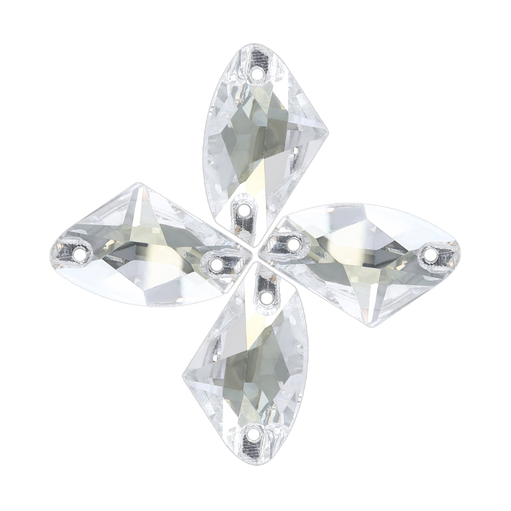 Silver Shade Galactic Shape High Quality Glass Sew-on Rhinestones WholesaleRhinestone