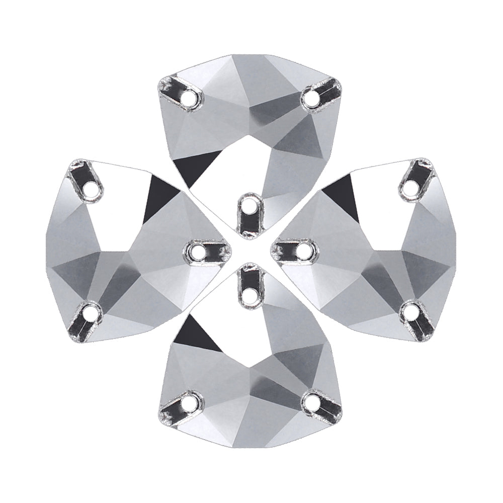 Comet Argent Light Trilliant Shape High Quality Glass Sew-on Rhinestones WholesaleRhinestone