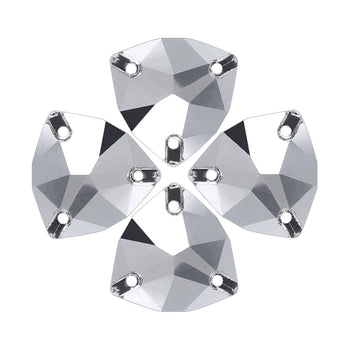 Comet Argent Light Trilliant Shape High Quality Glass Sew-on Rhinestones WholesaleRhinestone