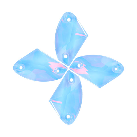 Light Sapphire AM Galactic Shape High Quality Glass Sew-on Rhinestones WholesaleRhinestone Hoofdafbeelding