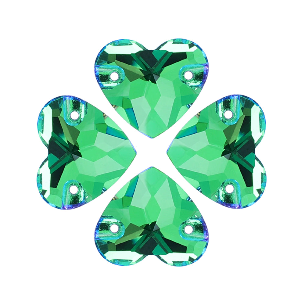 Sphinx Heart Shape High Quality Glass Sew-on Rhinestones Main image