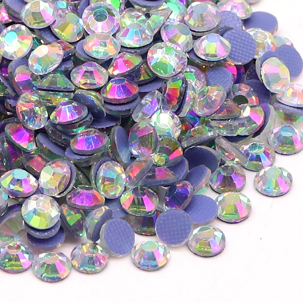 Glitter Pink Glass HotFix Rhinestones WholesaleRhinestone