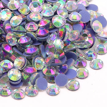 Glitter Pink Glass HotFix Rhinestones WholesaleRhinestone