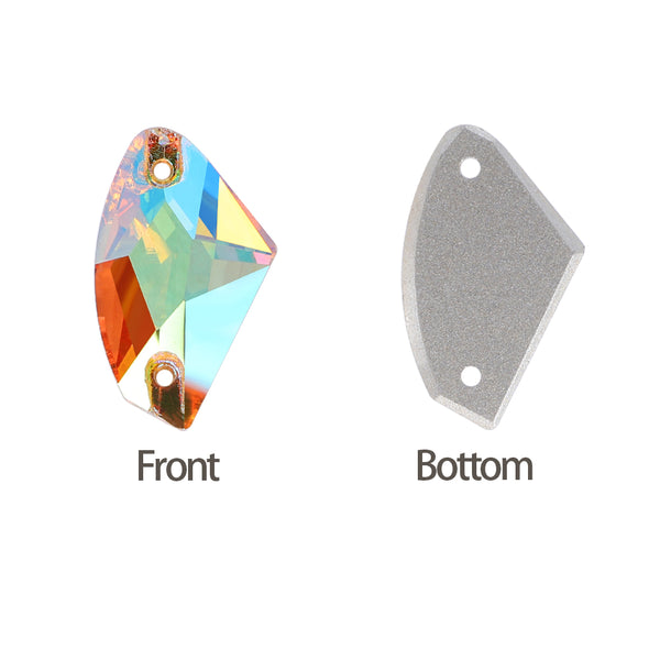 Crystal Sun Galactic Shape High Quality Glass Sew-on Rhinestones WholesaleRhinestone