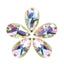 Luminous Green Drop Shape High Quality Glass Sew-on Rhinestones WholesaleRhinestone
