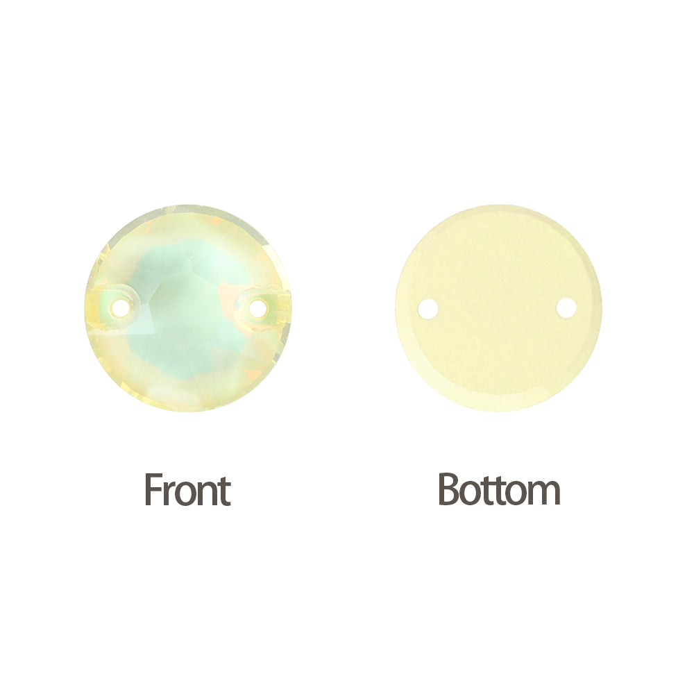 Jonquil AM XIRIUS Round Shape High Quality Glass Sew-on Rhinestones
