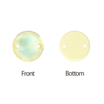 Jonquil AM XIRIUS Round Shape High Quality Glass Sew-on Rhinestones WholesaleRhinestone